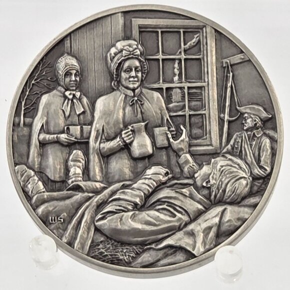 Franklin Mint Other - Martha Custis Washington The Great Women American Revolution Bicentennial Medals